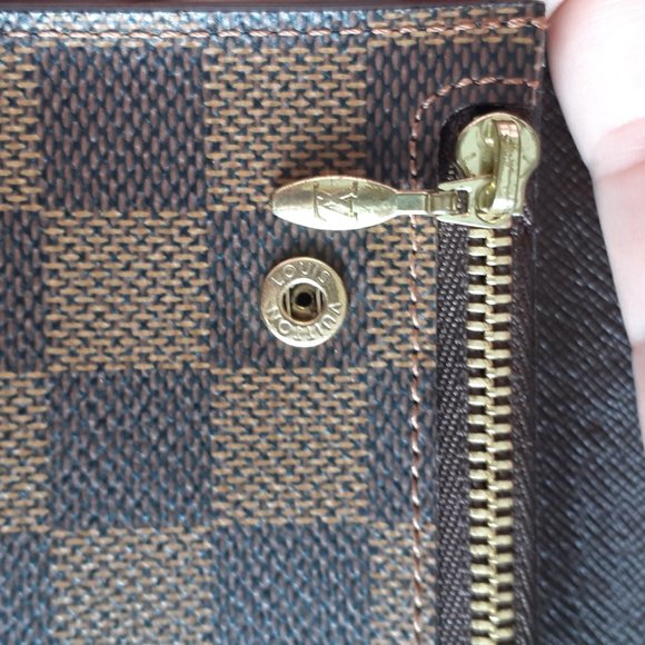 Louis Vuitton brown Damier men's wallet with chain - Picture 7 of 9